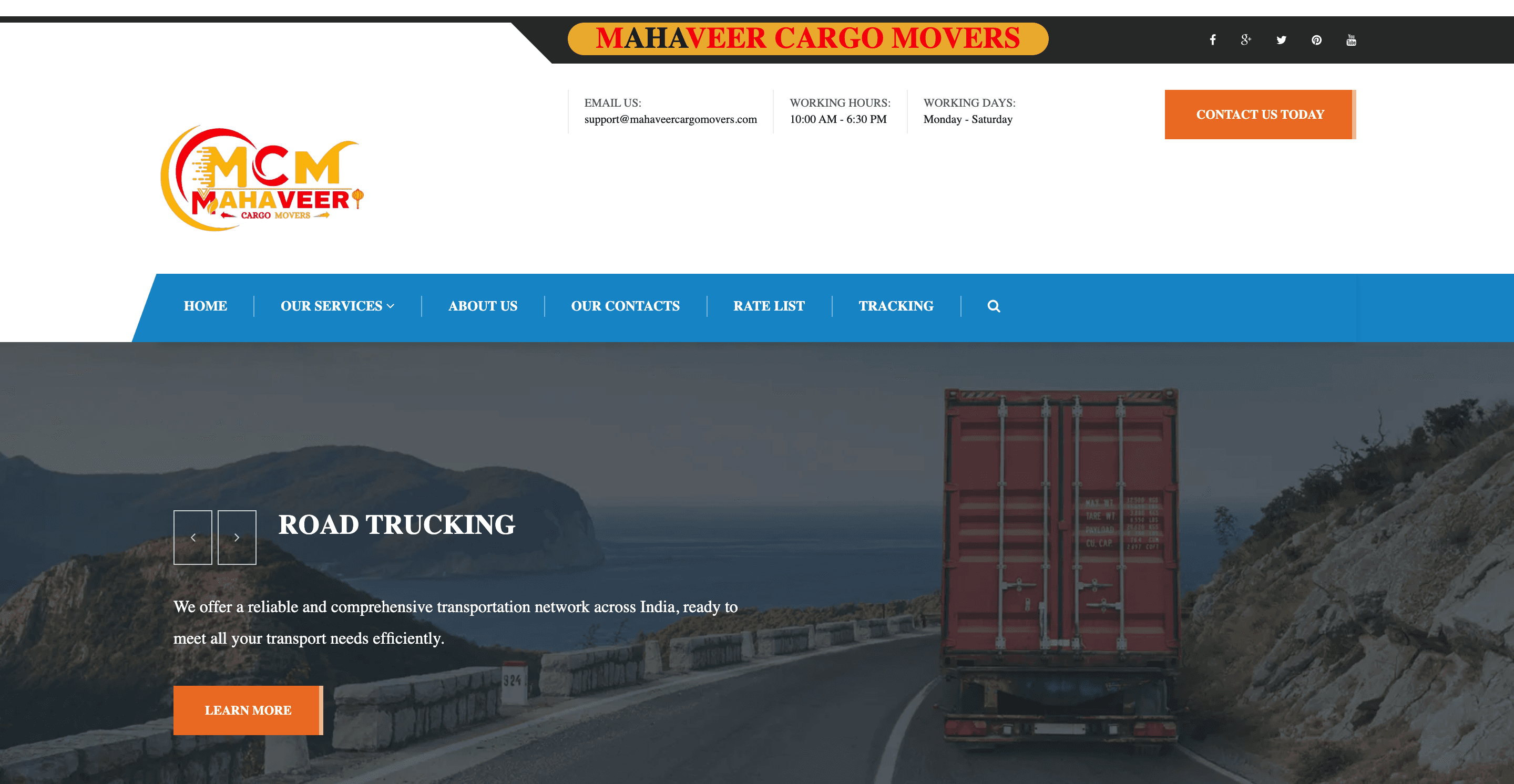 Mahaveer Cargo Movers - Client Portal